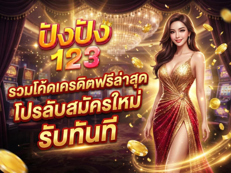 ปัง ปัง 123 รวมโค้ดเครดิตฟรีล่าสุด โปรลับสมัครใหม่ รับทันที