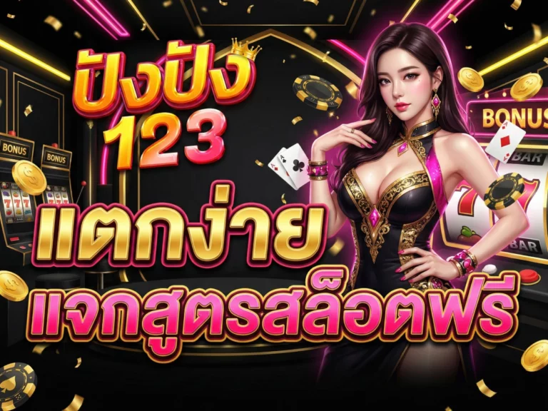 แตกง่าย 123pung แจกสูตรสล็อตฟรี