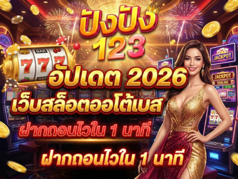 เว็บสล็อตออโต้เบส 123pung อัปเดต 2026 ฝากถอนไวใน 1 นาที